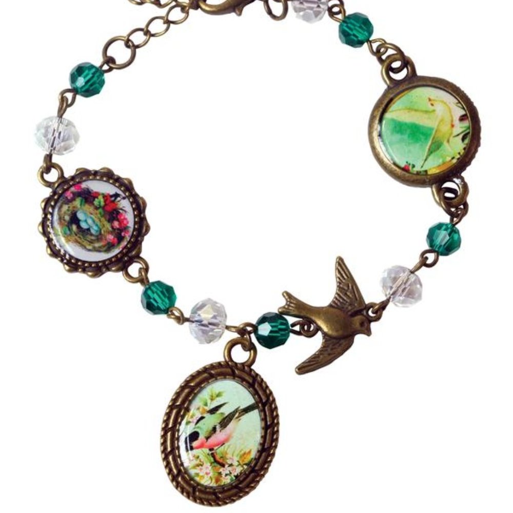 Victorian Bird Bracelet